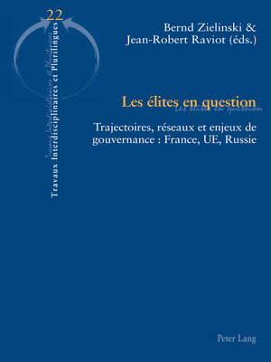 cover image of Les élites en question